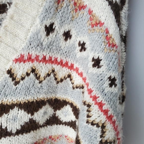 American Eagle Patterned Knit Cardigan Small - Picture 4 of 6